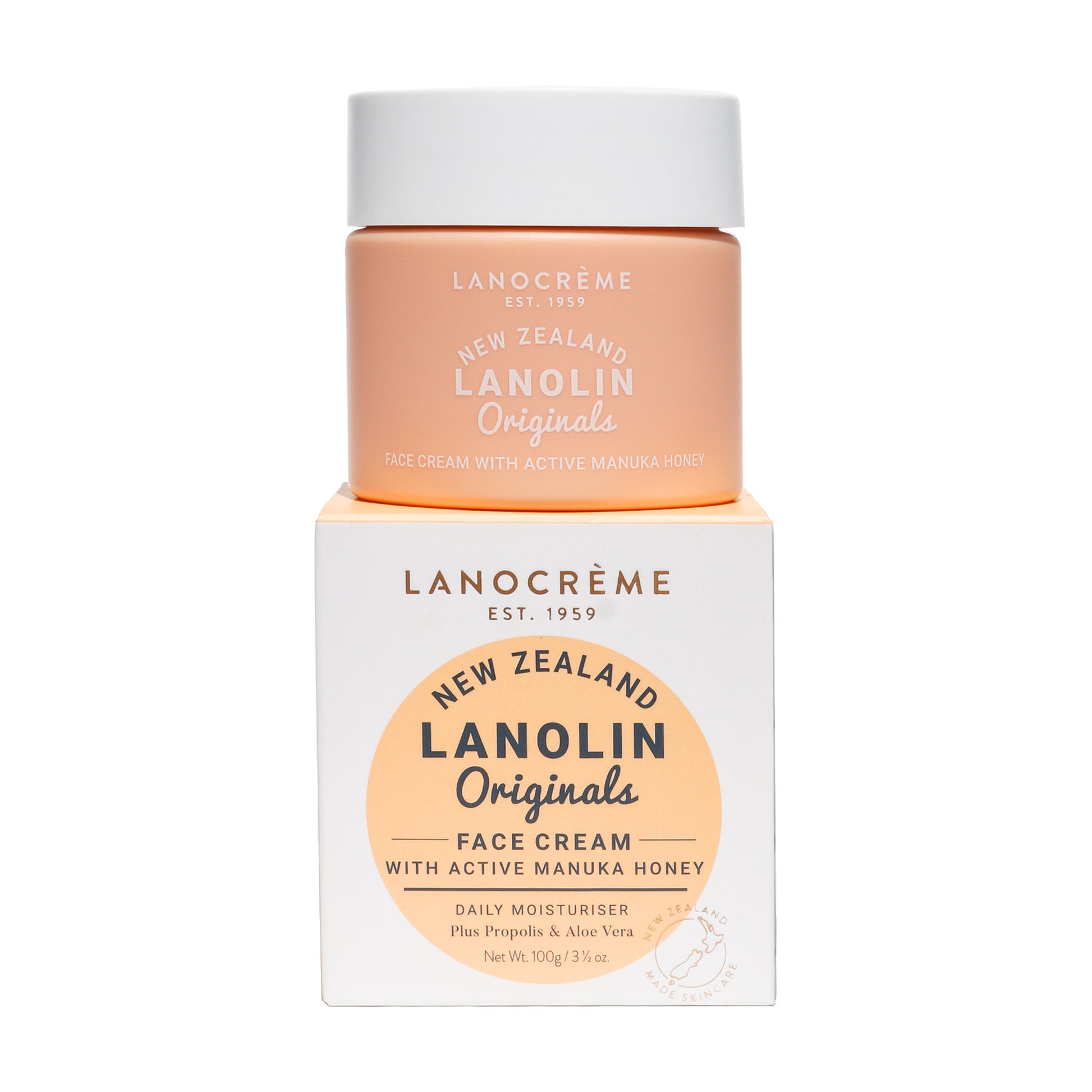 Lanocreme - New Zealand Manuka Honey + Lanolin Face Cream Skincare