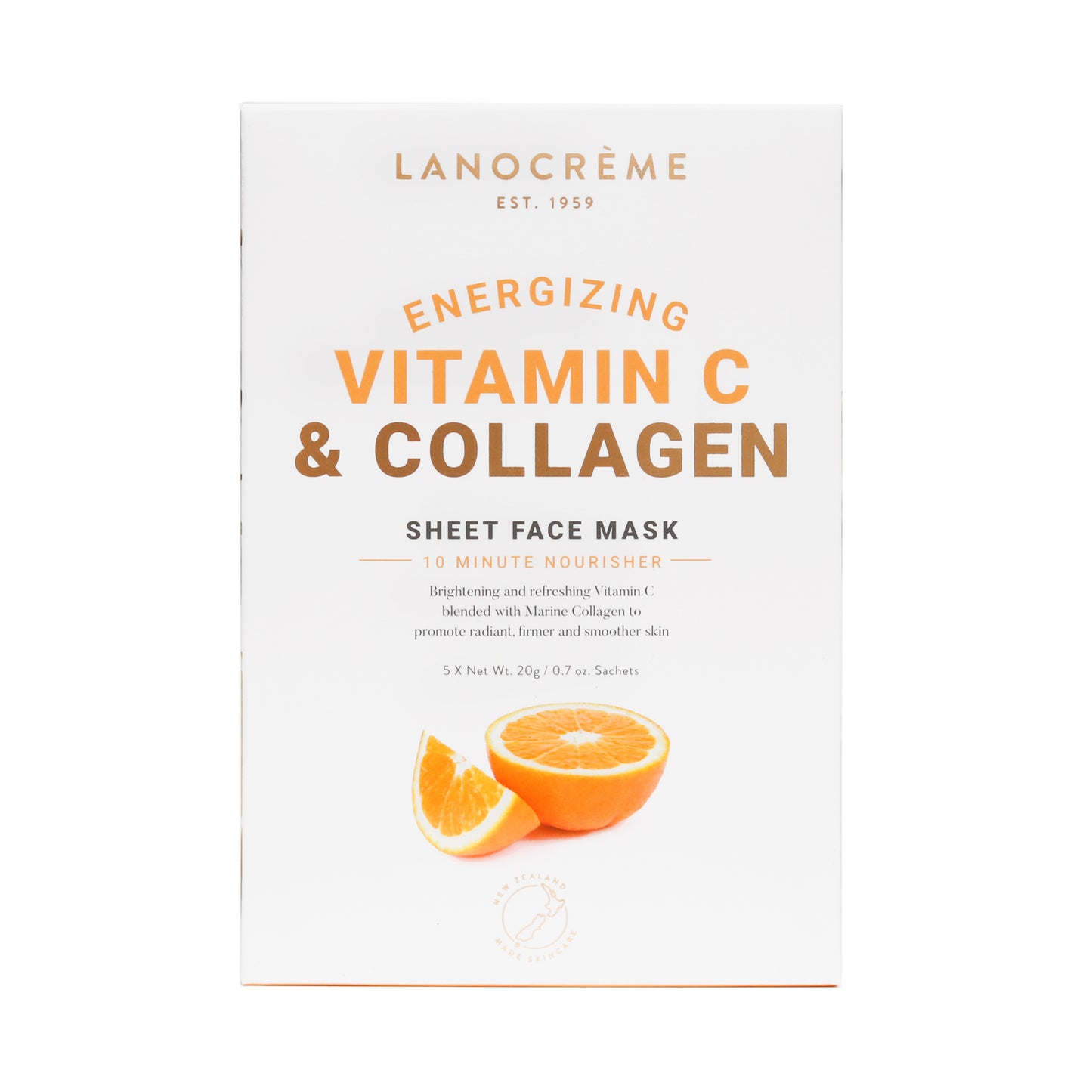 Energizing Vitamin C & Collagen Sheet Face Mask