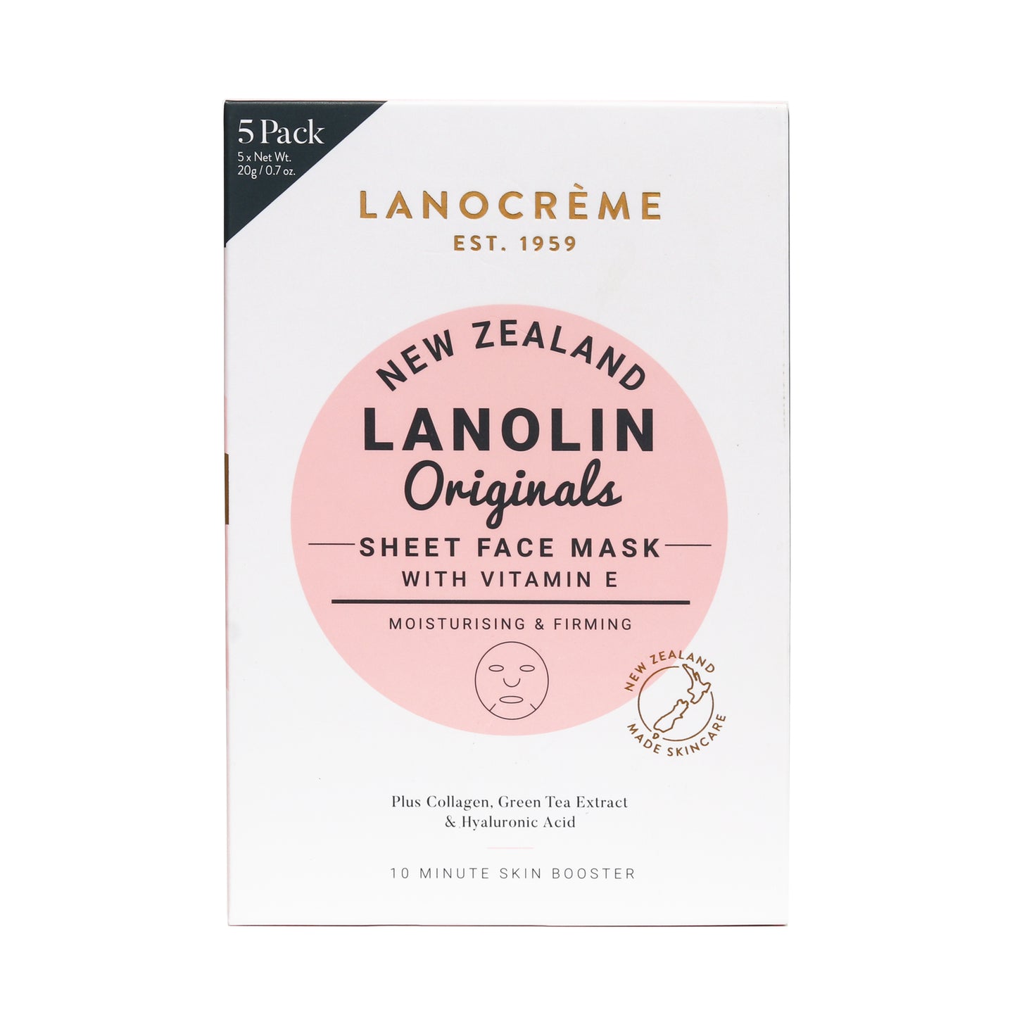 Lanolin Originals Sheet Mask with Vitamin E